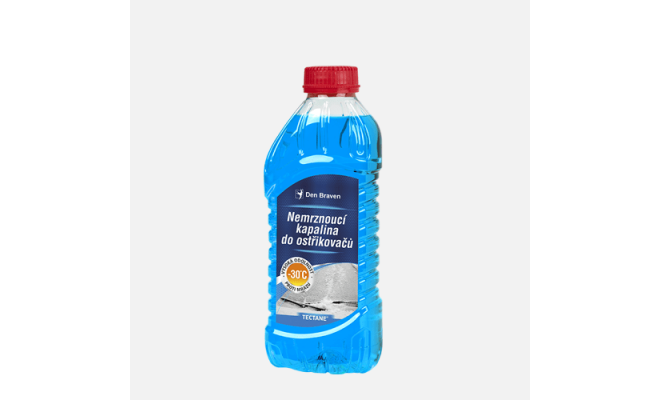 Nemrznoucí kapalina do ostřikovačů -30 °C, PET láhev, 1 litr, modrá