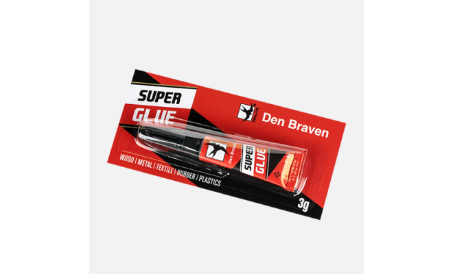 Sekundové lepidlo SUPER GLUE tubička 3 g transp.