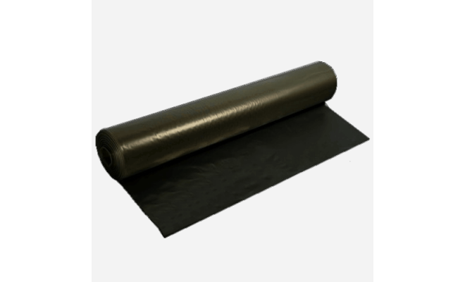 PE fólie stavební rukáv , 1 m x 160 m, černá
