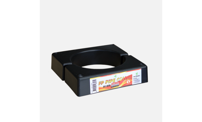 Protipožární trubková objímka, průměr 125 mm, černá