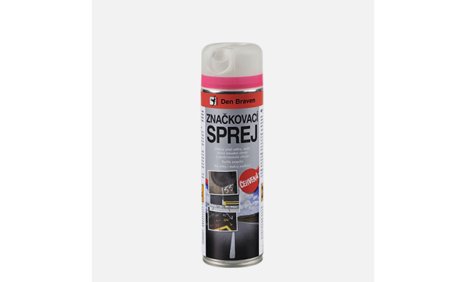 Značkovací sprej, sprej 500 ml, červená