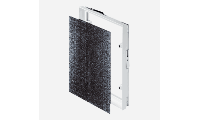 Dvířka pod obklad PVC, 200 mm x 200 mm, plastová, bílá