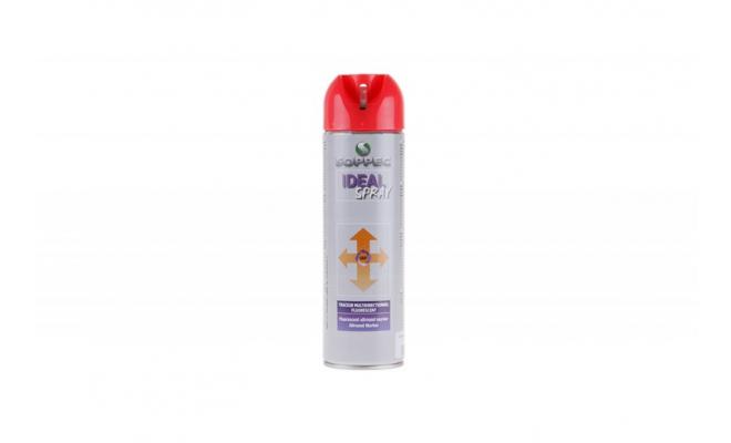 Sprej fluorescenční IDEAL 12M červený 500ml
