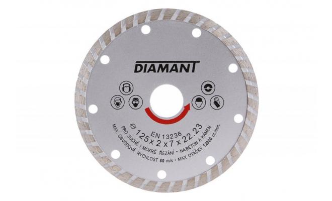 Kotouč diamantový DIAMANT 125x2x22. 2mm TURBO