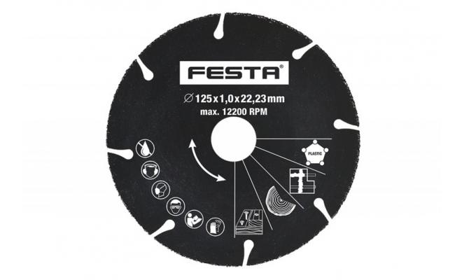 Kotouč řezný FESTA univerzální karbidový 125x1x22. 2mm