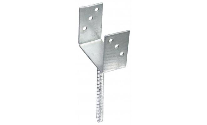 Patka sloupku U 81x60x100mm tl. 4mm trn 20x200mm ZN
