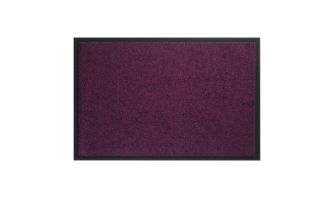 Fialová vnitřní vstupní čistící pratelná rohož Twister, FLOMA - délka 60 cm, šířka 180 cm a výška 0,8 cm