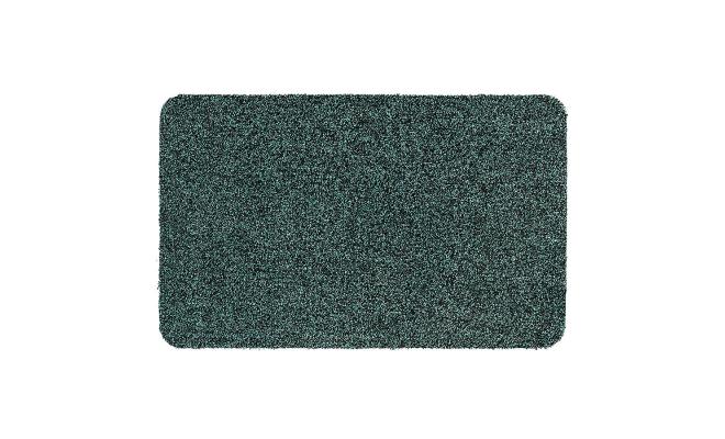 Tyrkysová vnitřní vstupní čistící pratelná rohož Majestic, FLOMA - délka 60 cm, šířka 100 cm a výška 0,6 cm