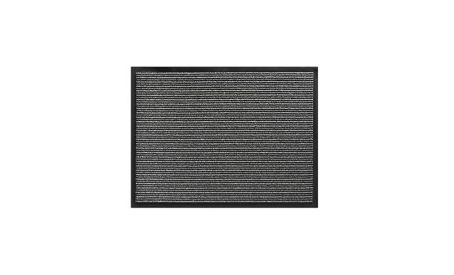 Antracitová vnitřní vstupní čistící rohož Scala, FLOMA - délka 40 cm, šířka 60 cm a výška 0,5 cm