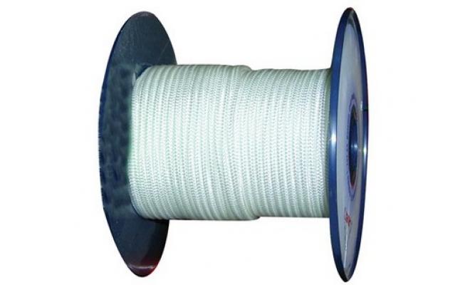 šňůra PA bez duše 2mm BÍ pletená (200m)