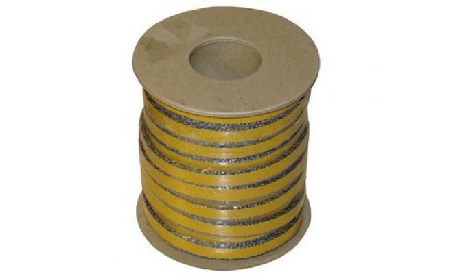 šňůra izolační   8x2mm (500°C) lepicí  (25m)