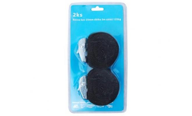 Pás upínací 25mm, dl.3m, zátěž 125kg  (2ks)