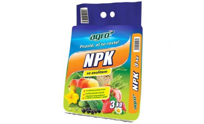Hnojivo NPK 3kg AGRO