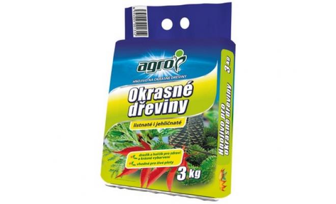 Hnojivo okrasné dřeviny 3kg AGRO