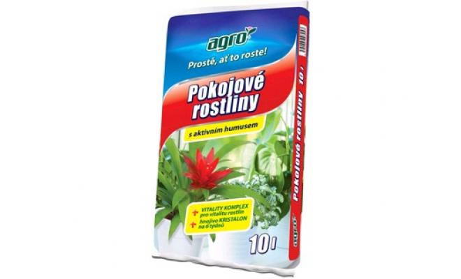 Substrát pro pokojové rostliny 10l AGRO