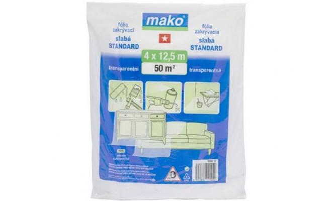 Fólie zakrývací 4x12,5m, 7µm HDPE