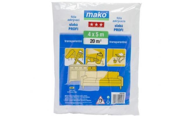Fólie zakrývací 4x 5m PROFI 12µm HDPE