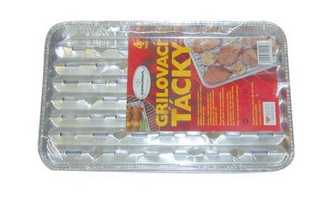 Miska grilovací 34x23x2,5cm Al (4ks)