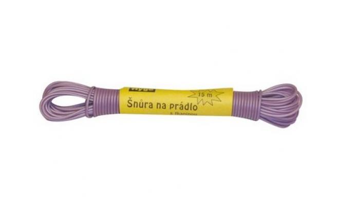 šňůra 15m PH potah, tkanina, mix barev  1318