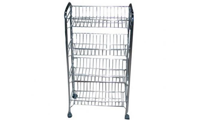 Vozík BRILLY 4 koše 46x28x80cm Cr              1114