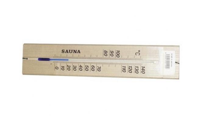 Teploměr do sauny 27cm dřev.
