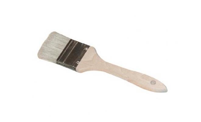 štětec natírací plochý 3,0"   dřev. NATUR