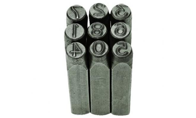 Razidla čísla 6mm HOBBY