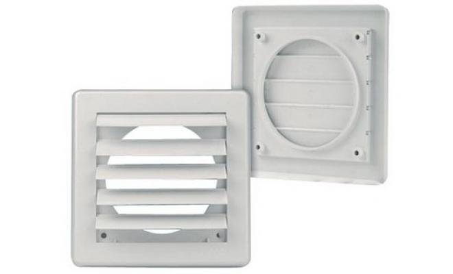Mřížka větrací gravitační PH 175x175/125mm BÍ