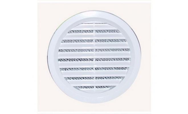 Mřížka větrací se síťovinou PH pr.100mm BÍ