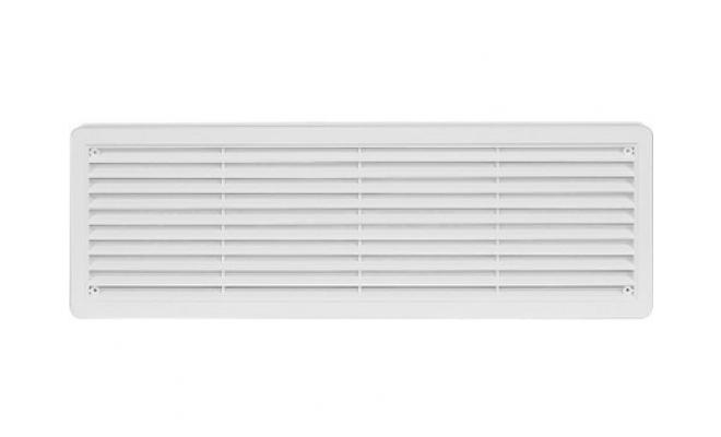 Mřížka větrací dveřní PH 400x130mm BÍ  (2ks)