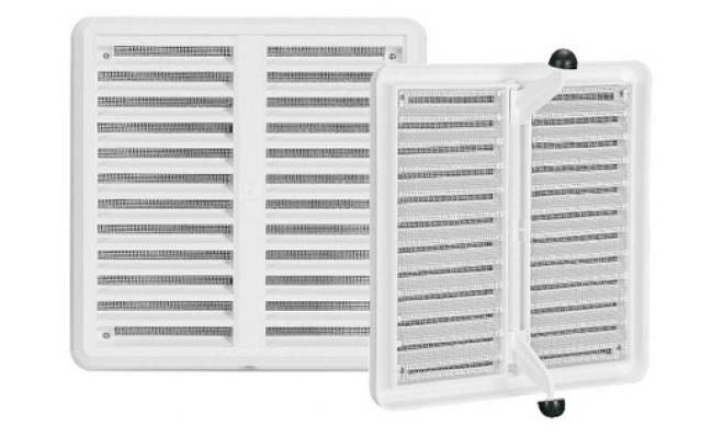 Mřížka větrací se síť. stavitelná krytka PH 175x175mm BÍ
