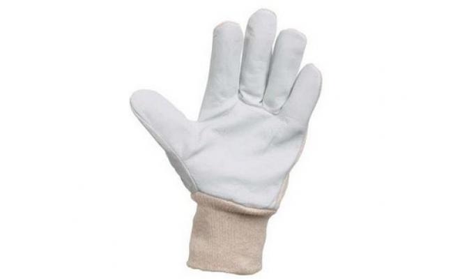 Rukavice PELICAN PLUS tkanina/lícová kůže