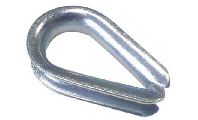 Očnice lanová 3mm srdíčko  (10ks)