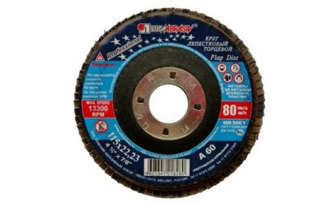 Kotouč lamelový 115x22,23mm zr.60 korundový