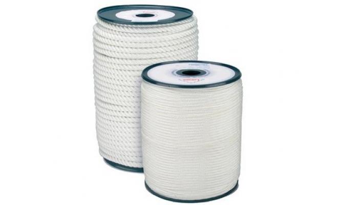 šňůra PA s duší 3mm BÍ pletená  (200m)