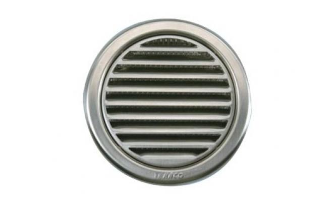 Mřížka větrací se síťovinou pr. 75mm nerez