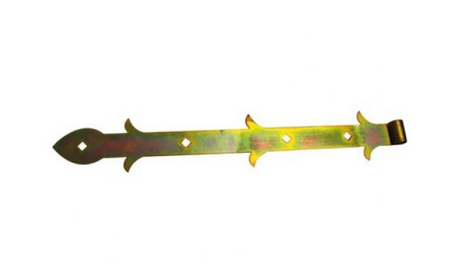 Závěs vratový 450mm Zn ŽL zdobený SELKA