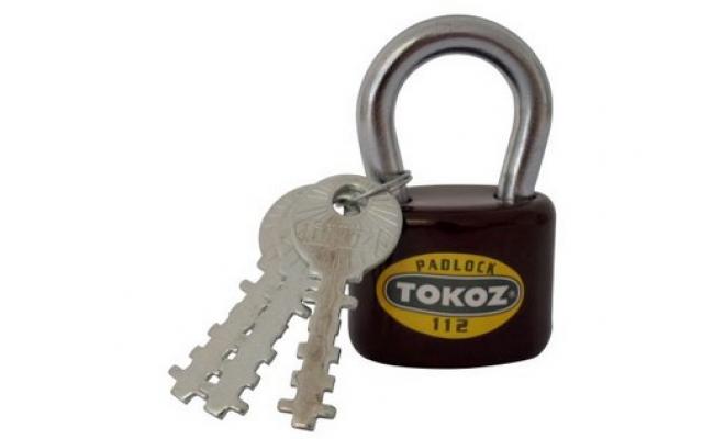 Zámek visací 112/50 3kl. TOKOZ (1ks)