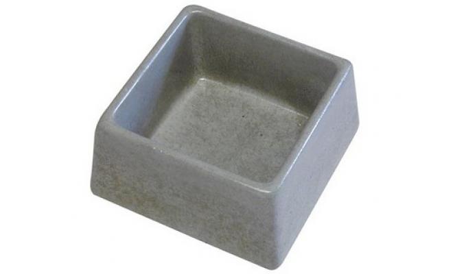 Miska čtverec 155x155x75mm beton   (84)