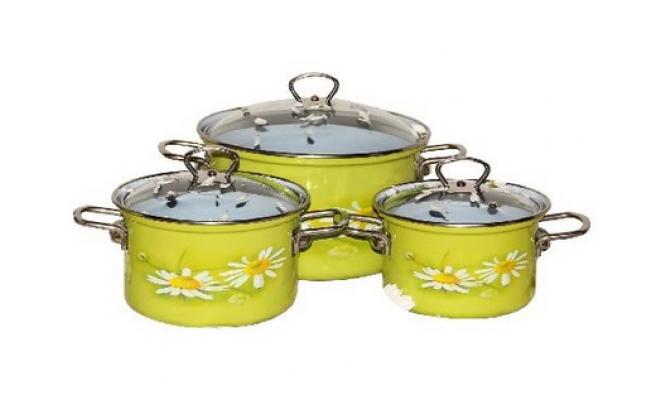 Hrnec BELIS DAISY 24cm 6,1l se skleněnou poklicí