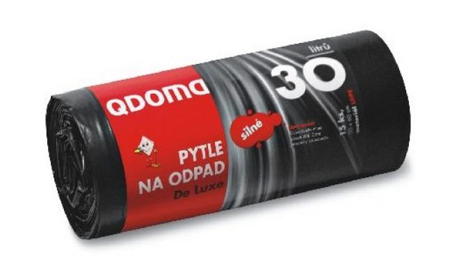 Pytle na odpadky  30/35l (15ks) 50x 60cm ČER 24µ SILNÉ