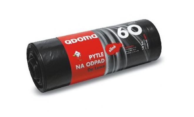 Pytle na odpadky  60l (10ks) 60x 80cm ČER 28µ SILNÉ