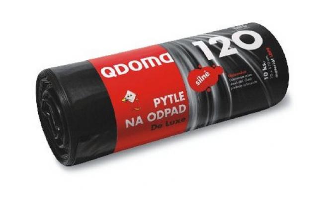 Výprodej - Pytle na odpadky 120l (10ks) 70x110cm ČER 32µ SILNÉ