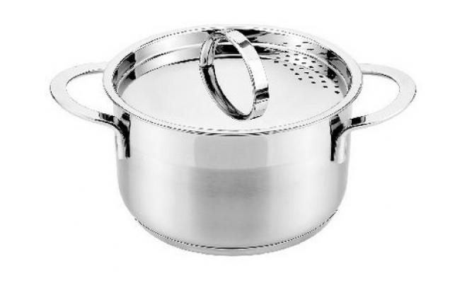 Hrnec  20cm s poklicí 3,6l nerez CASSIDA NEW LINE indukce