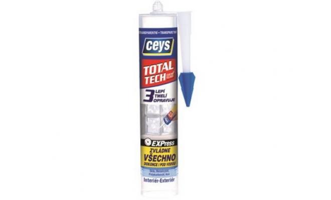 Lepidlo univerzální a tmel 290ml TOTAL TECH TRANS.CEYS