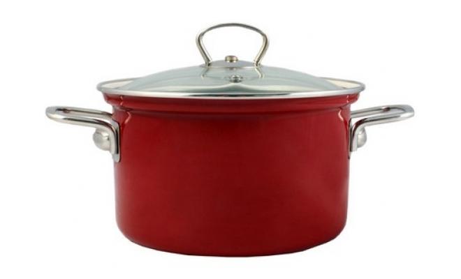 Hrnec BELIS ECO-CERAMIC 20cm 3,6l se skleněnou poklicí