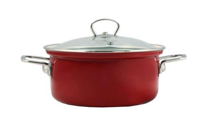 Rendlík BELIS ECO-CERAMIC 20cm 2,8l se skleněnou poklicí