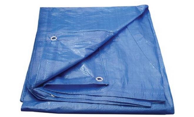 Plachta s oky  4x 5m, 70g/m2