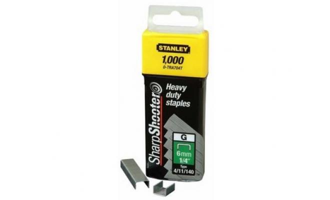 Spony  6mm (1000ks) 1-TRA704T  STANLEY
