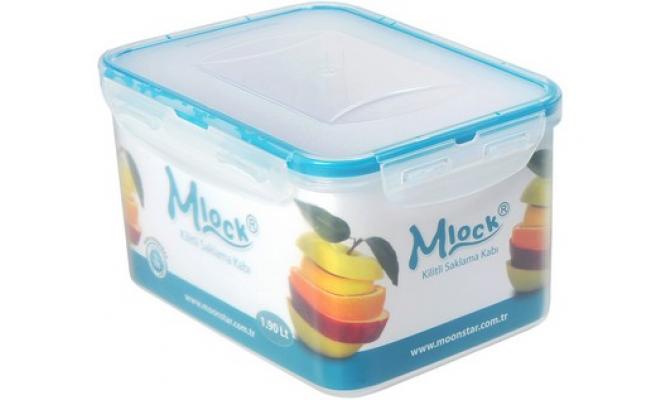 Dóza MLOCK obdélníková 1,9l (19,2x14,5x11,6cm) PH